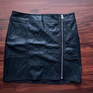 Women’s Express Faux Leather High Waisted Mini Skirt